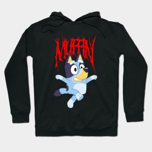 Muffin Bluey Metal Hoodie